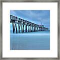 Ocean Blues - Panama City Beach Florida Pier 1x1 Framed Print