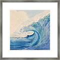 Ocean Wave Framed Print