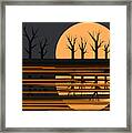 October Pond Framed Print