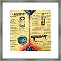 Oga's Cantina Complete Bar Menu Framed Print