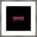 Ohio #ohio Framed Print