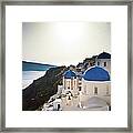 Oia - Santorini, Greece Framed Print