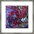 Oil Of Lilac 2 Lightbump Framed Print
