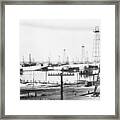 Oil Rigs In Gulf Of Mexico Framed Print