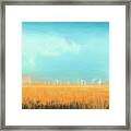 Oklahoma Windmills Framed Print