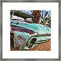 Old And Abandoned Car #7 In Solitaire, Namibia Framed Print