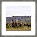 Old Corral Framed Print