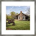 Old Rusty Tractor Framed Print