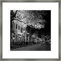 Old Town Glimmer Framed Print