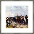 Oliver Cromwell And His Troops Framed Print
