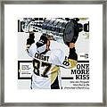 One More Kiss How The Penguins Marched To The Franchises Sports Illustrated Cover Framed Print