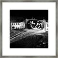 Open Air Movie Show With Projection On Giant Screen, In France October 05, 1955 Framed Print