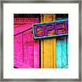 Open Framed Print