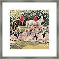 Opening Meet Framed Print