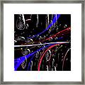 Orbs In Space Abstract Framed Print