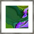Orchids And Emeralds Framed Print