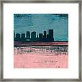 Orlando Abstract Skyline Ii Framed Print