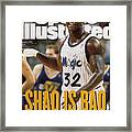 Orlando Magic Shaquille Oneal... Sports Illustrated Cover Framed Print