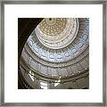 Ornate Round Dome Of The Capital Framed Print