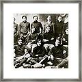 Osage Indian School Football Team Framed Print