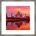 Other Side Of Taj Mahal Framed Print