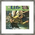 Outdoor Life Magazine Cover May 1945 Framed Print