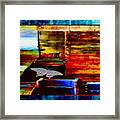 Painted Shadows Of A Different Love And Time Framed Print