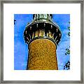 Painterly Currituck Beach Lighthouse Framed Print