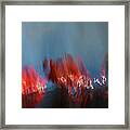 Painting Fuccia Framed Print