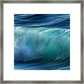 Painting Green Waves (part 8) Framed Print