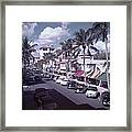 Palm Beach Street Framed Print