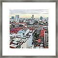 Panorama Of Ho Chi Minh City Framed Print