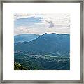 Panoramic View Of Lago Di Como And Framed Print