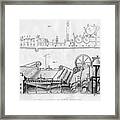 Paper Making Machine, 1866 Framed Print