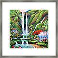 Paradise Falls Framed Print