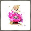 Paris Perfume Square Ii Framed Print