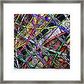 Particle Track Sixty-three Framed Print
