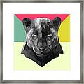 Party Panther Framed Print