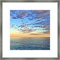 Pastel Sunset Framed Print