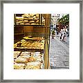Pastry Shop Along Rue Des Rosiers In Framed Print