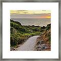 Path To The Sea Framed Print