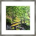 Path Way Through The Countryside England Framed Print
