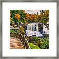 Pathway To Blackwater Falls Framed Print