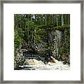 Pattack Falls - Scottish Highlands Framed Print