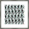 Penguin Pattern Framed Print