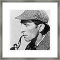 Peter Cushing In The Hound Of The Baskervilles -1959-. Framed Print