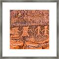 Petroglyph Canyon Trail Framed Print