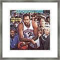 Philadelphia 76ers Moses Malone Sports Illustrated Cover Framed Print