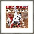 Philadelphia Phillies Carlos Ruiz, 2008 World Series Sports Illustrated Cover Framed Print