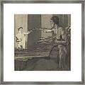 Philosopher From The Series On Death Ii Framed Print